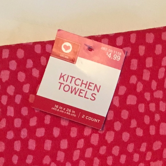 Target Kitchen New With Tags New Target Kitchen Towels 4 Total Poshmark